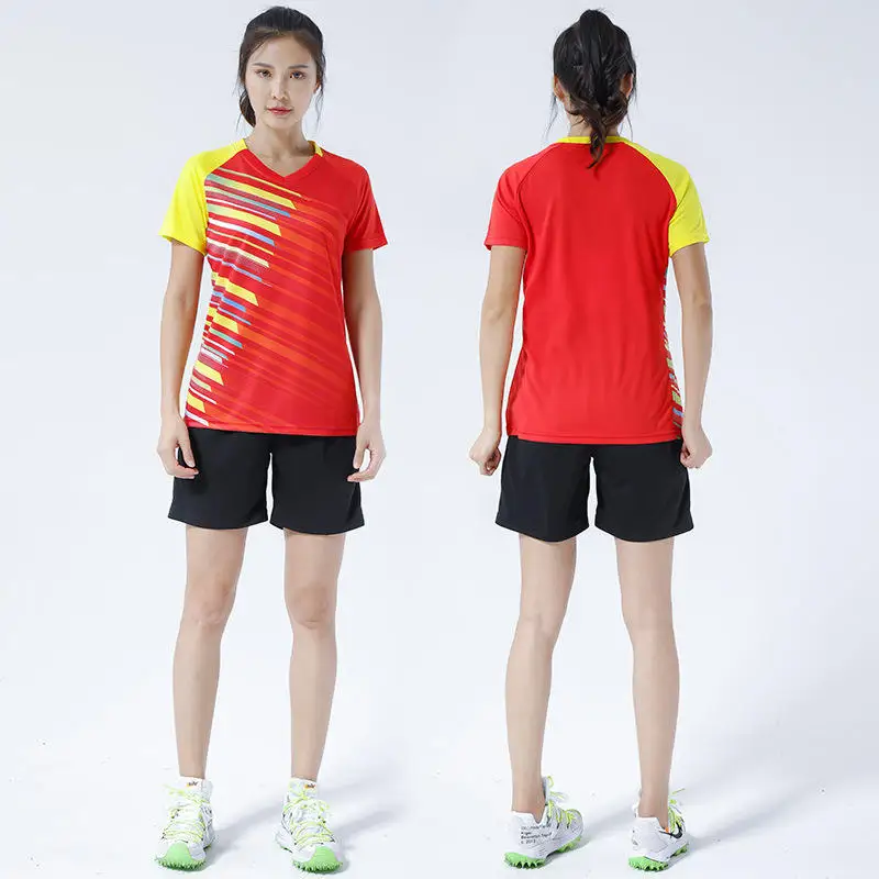 Sportswear Men's And Women's Shorts Suit Training Short-Sleeved Quick-Drying Volleyball Team Breathable Jersey