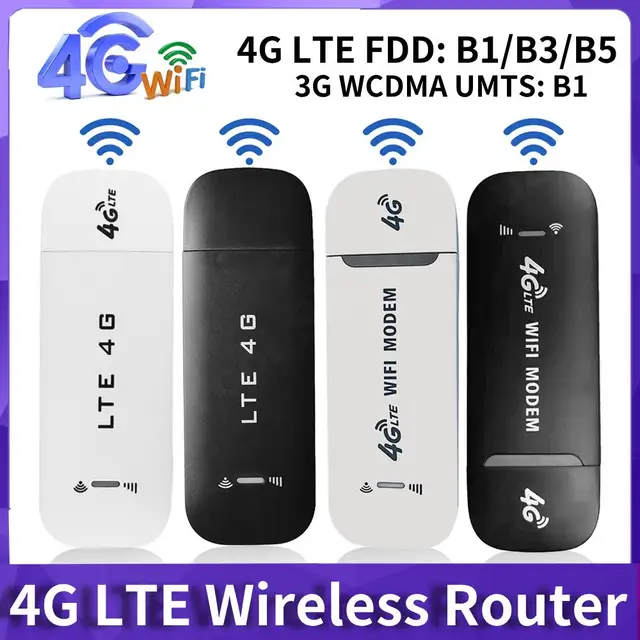 Routeur sans fil 4G, 150Mbps, adaptateur WiFi, clé modem USB, carte SIM  mobile à large bande, pour la maison et le bureau - AliExpress