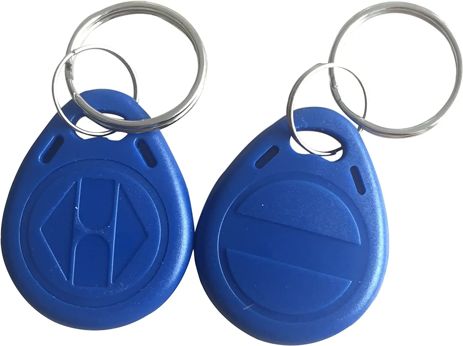 12-Piece Multi-Color RFID Keyfob Set with Rewritable Functionality