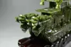 10.6" China Hand Hollow Carved 100% Natural Jade Dragon statue Dragon Boat 6