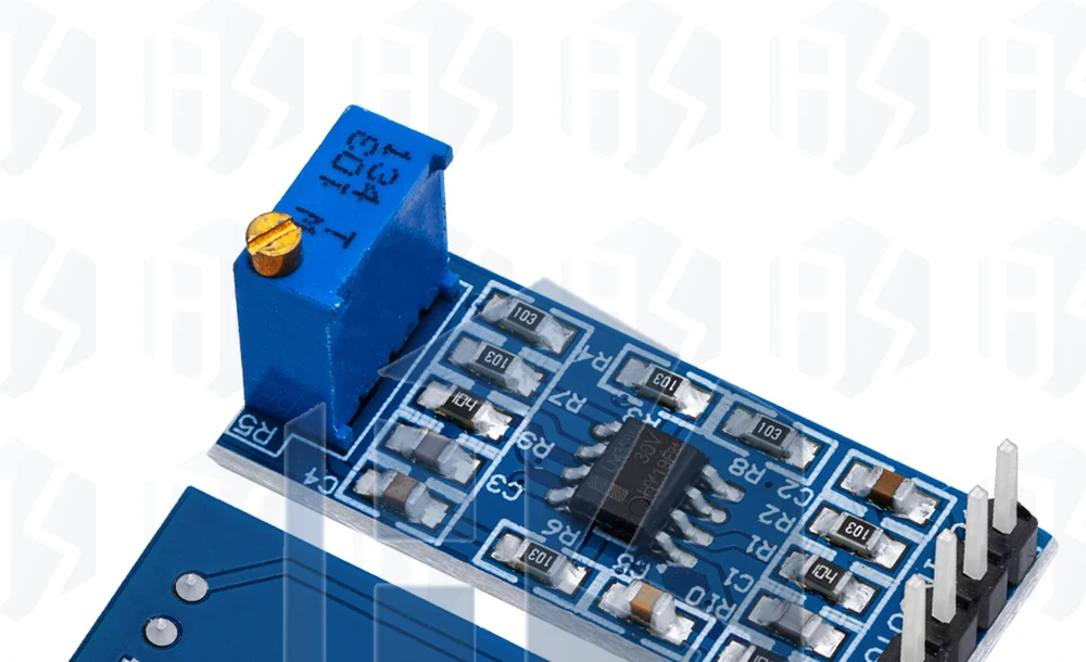1~10 Stück LM358 100-fache Verstärkung Signalverstärker Operationsverstärker-Modul 5V-12V – Detail 12