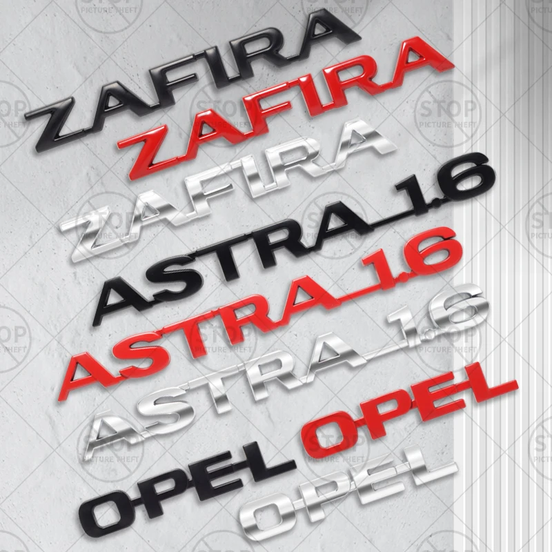 Автомобильная наклейка для ASTRA H C D 1,6 Zafira Logo OPC LINE 3D Наклейка украшение кузова значок задний багажник фотоаксессуары