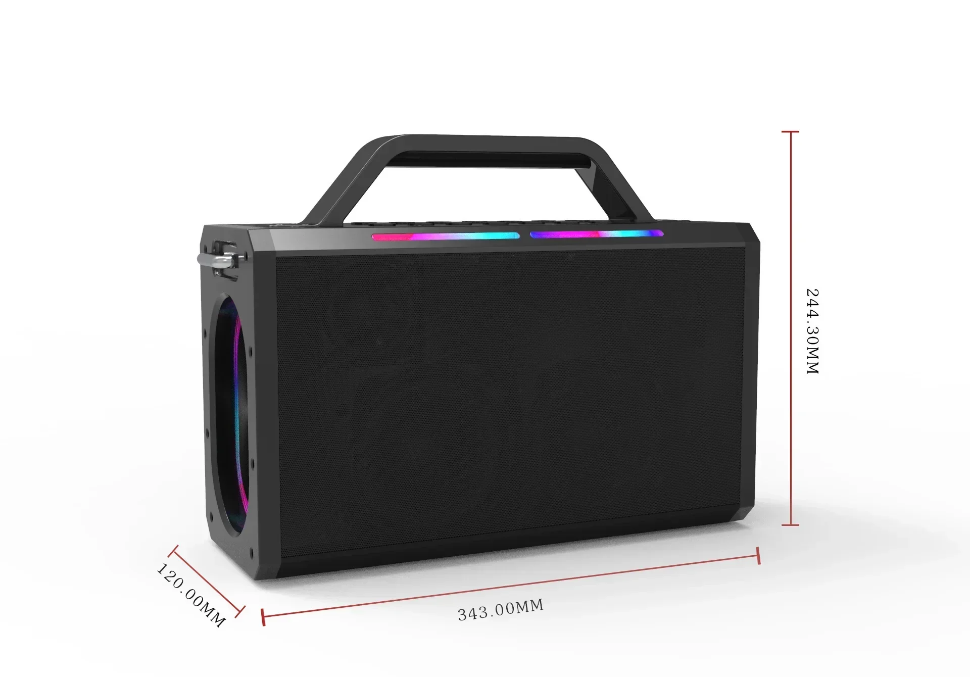 Audience Bluetooth Speaker with Microphone 200W High Power Super Bass Outdoor Karaoke System Sound Card All-in-one Machiner