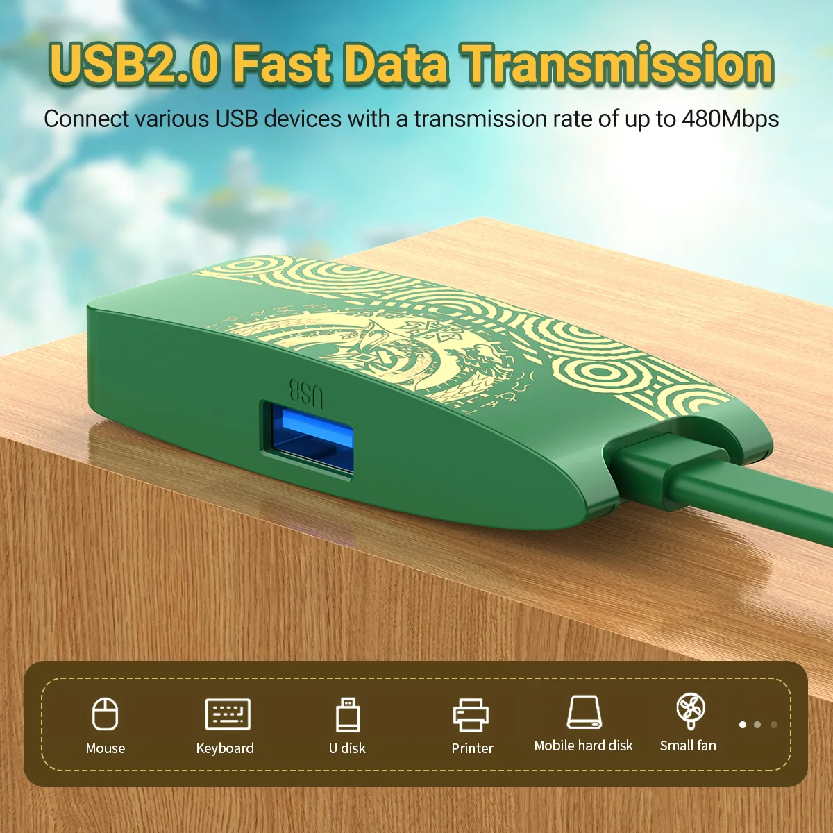 휴대용 TV 도킹 스테이션 USB-C 허브 어댑터, 닌텐도 스위치, OLED 맥 프로용, 4K @ 60Hz HDMI,USB 2.0 ,PD 100W 포트, 3 in 1