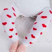 Holiday Style Baby Crawling Knee Pad Kids Sock Leg Warmer Protector Girl Legging Boy Striped Toddlers Xmas Beenwarmers Infant 3