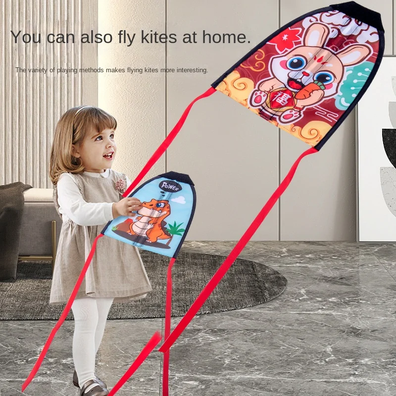Outdoor Catapult Kite Children's Toys Small Convenient Rubber Band Catapult Handheld Elastic Flying Toy Children's Sports Gift