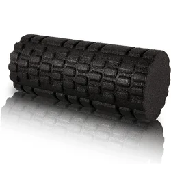 Deep Tissue Foam Roller for Muscle Relief and Physical Therapy (Black)
