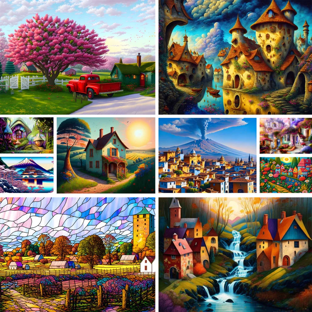https://ae01.alicdn.com/kf/Sf0f80044fb274f4cb77592142b4f981d2/Landscape-Cartoon-House-DIY-Paint-By-Numbers-Set-Oil-Paints-50-70-Painting-On-Canvas-Loft.jpg