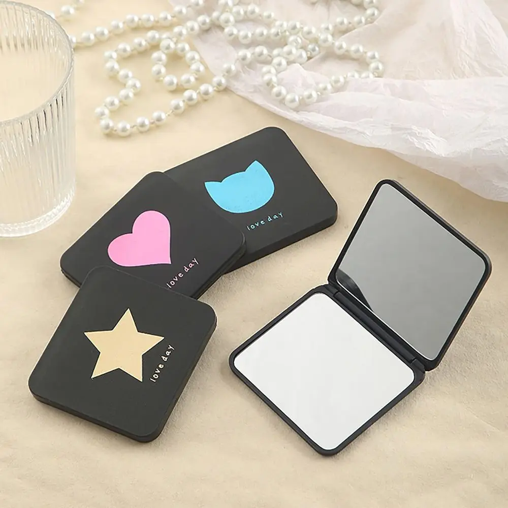 

Cat Moon Star Love Makeup Mirror Portable High Definition INS Style Dental Mirrors Double-sided Handheld Mirror Gift