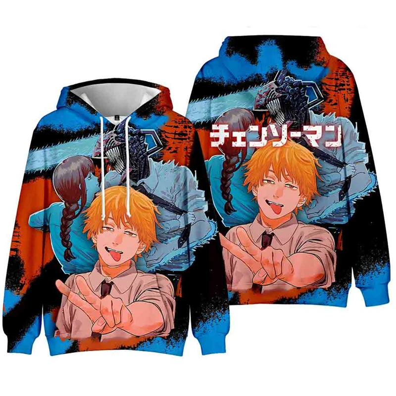 

Chainsaw Man 3D Printed Hoodies Casual Streetwear Clothes Chainsaw man Women Men Hooded Sweatshirt Harajuku Fashion Children Top