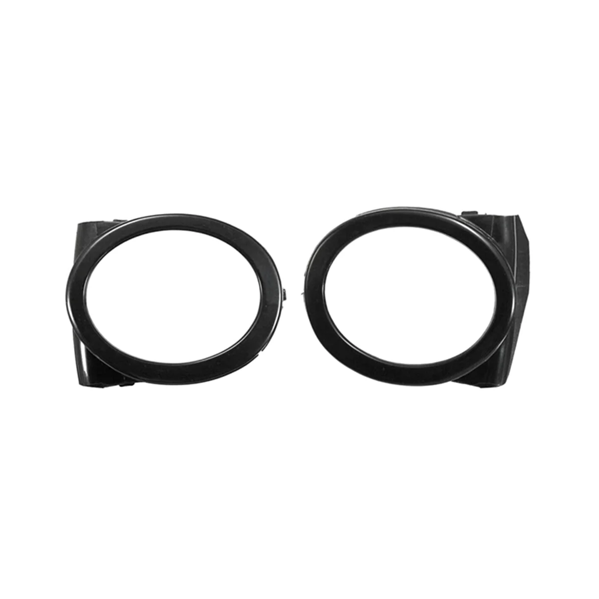 Black Fog Light Lamp Cover Trim Ring Fit for BMW E46 M3 2001-2006