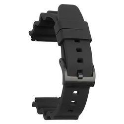 Waterproof Silicone Rubber Diving Strap for Men's Sport Watches with Quick Release (20mm & 22mm) (Black02)