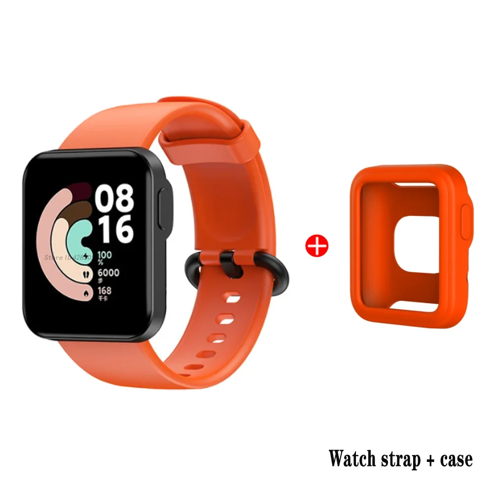 Premium Silicone Strap for Smartwatch – Durable, Comfortable Replacement Wristband with Protective Case