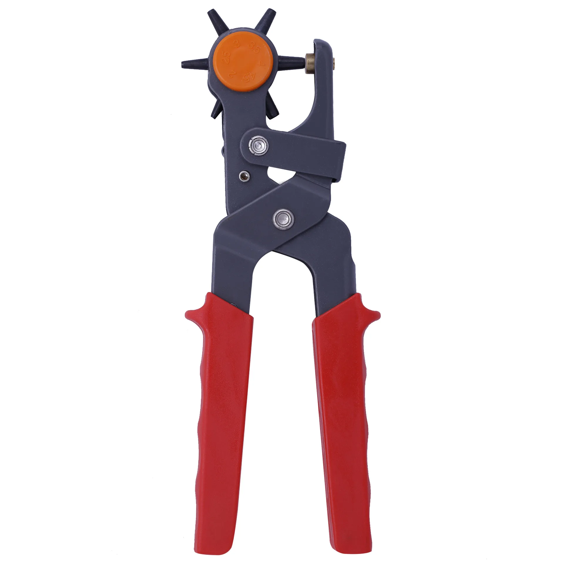 가죽 벨트 구멍 펀치 플라이어 구멍 펀처 회전 재봉틀 가방 세터 도구 시계 밴드 스트랩 공예 도구