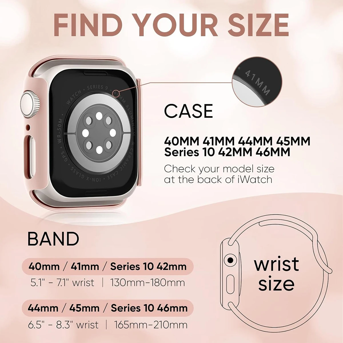รูปสินค้า สายนาฬิกาไนลอนระบายอากาศ+เคสป้องกันสำหรับ Apple Watch