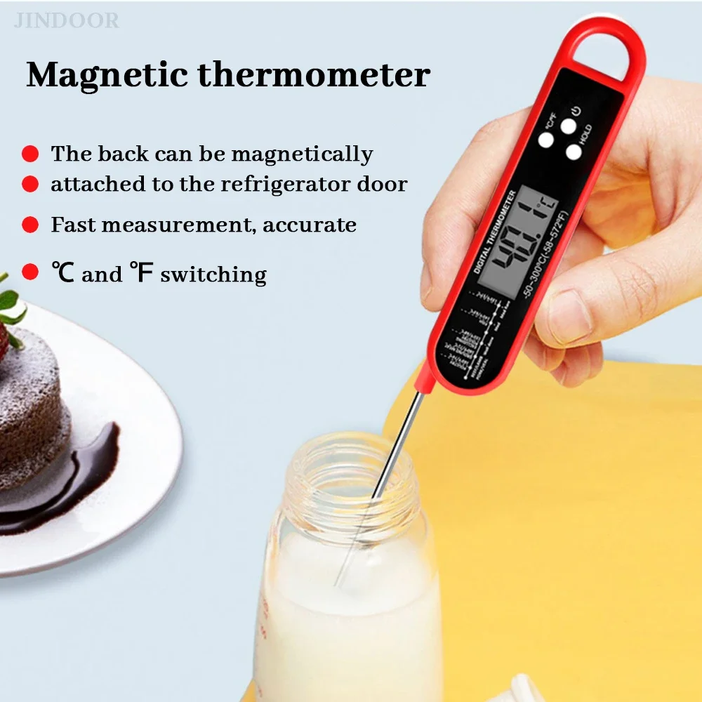 

Home Kitchen Thermometer Meat and Milk Barbecue Food Thermometer Digital Thermomter Digital Wall Clock