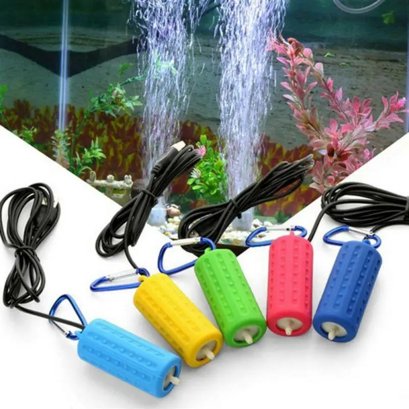 Fish Tank Oxygen Pump Portable USB Oxygen Pump Mute Energy-saving Aquarium Equipment Stop Valve Oxygen Pump 3