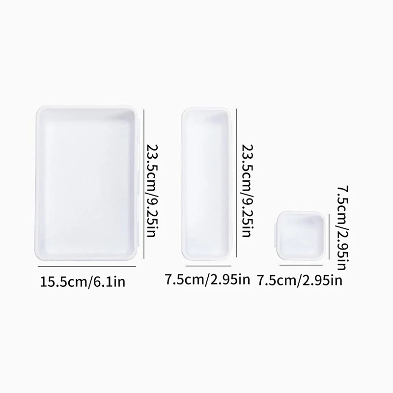 8-Piece Dustproof Drawer and Desk Organizer Set for Home and Office Essentials