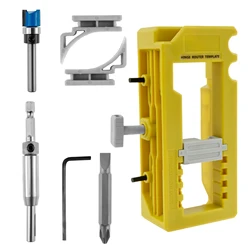 Premium Door Hinge Mortise Jig Kit for Cabinet Furniture Installation (Mix)
