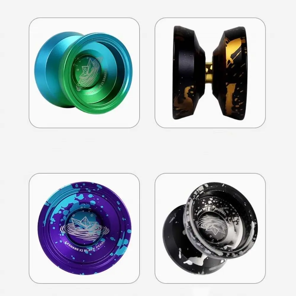 Aluminum Alloy Yoyo Ball Bearing Strings High Speed Metal Yoyoball Competitive Professional Yo Yo Toys Beginners Advanced