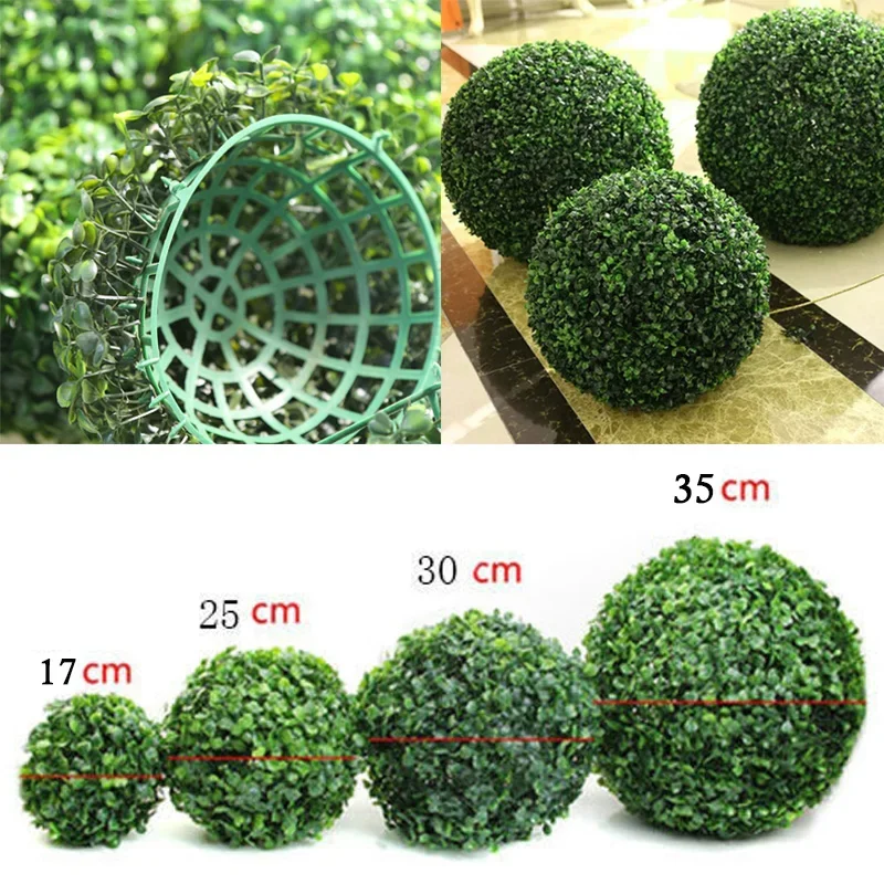 

Simulation Grass Ball Plastic Plant Ball Milan Grass Hanging Basket Home Outdoor Wedding Party Decorative Grass Ball
