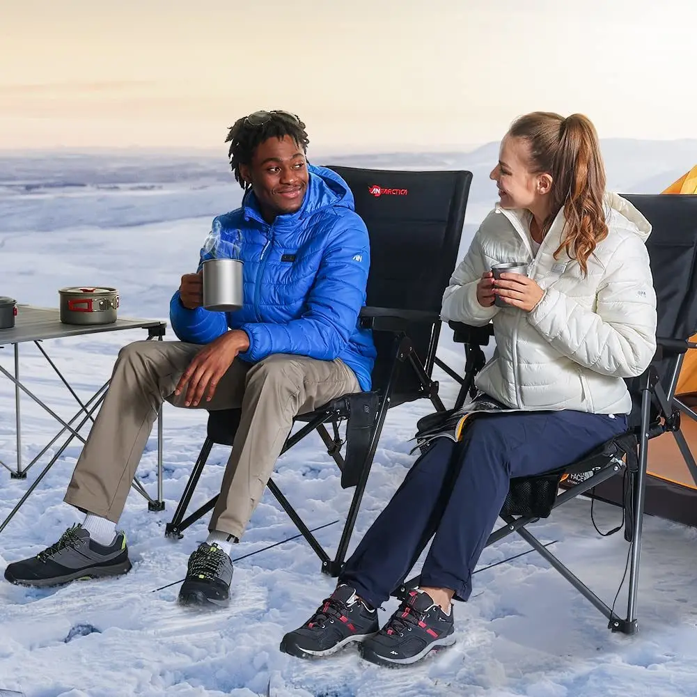 ANTARCTICA GEAR Heated Camping Chair with 12V 16000mAh Battery Pack, Heated Portable Chair, Perfect for Camping, Outdoor Sports 2