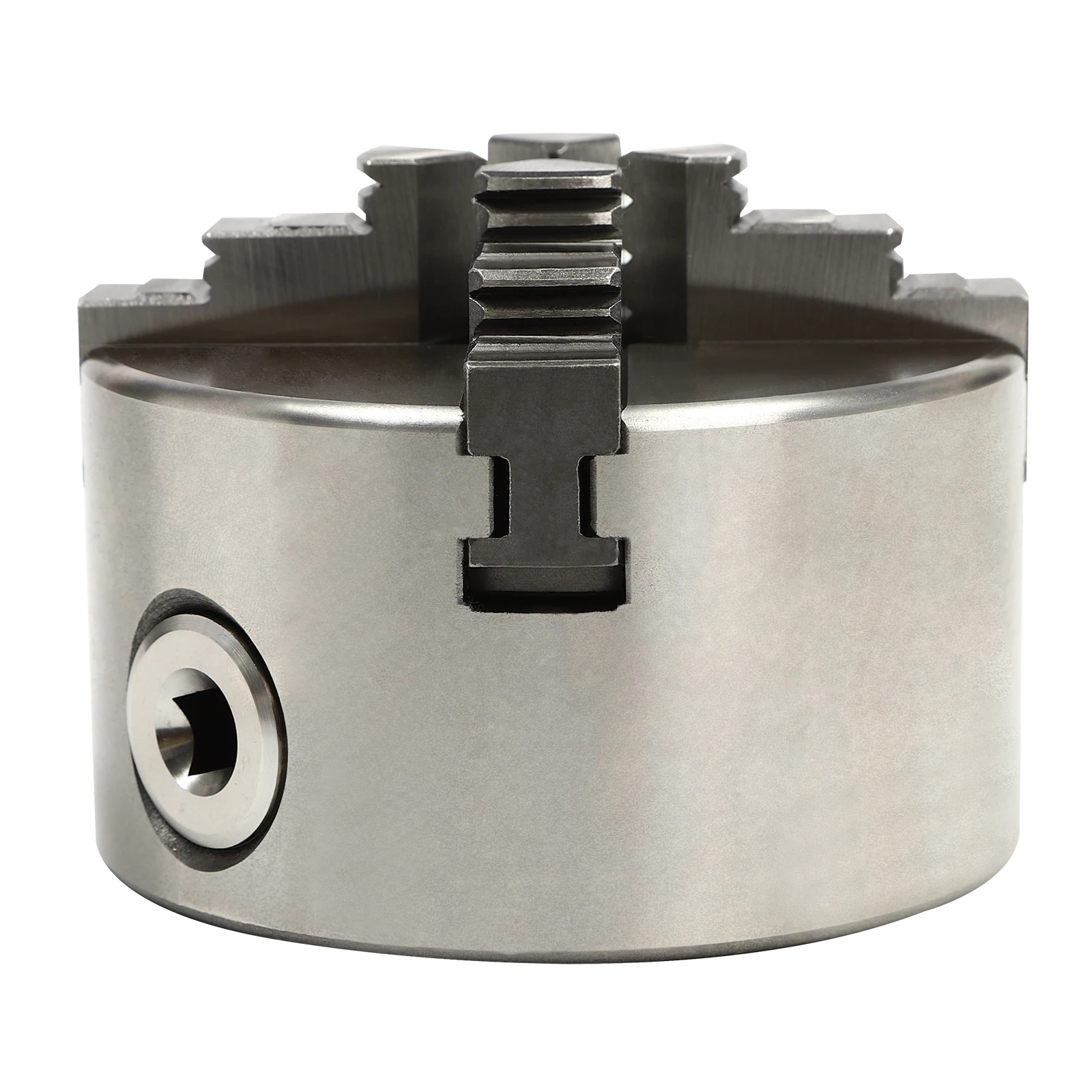30–90 mm/1,18–3,54 Zoll selbstzentrierendes 4-Backen-Drehfutter, Drehfutter-Set, 4-Backen-Drehfutter, Silber – Detail 12