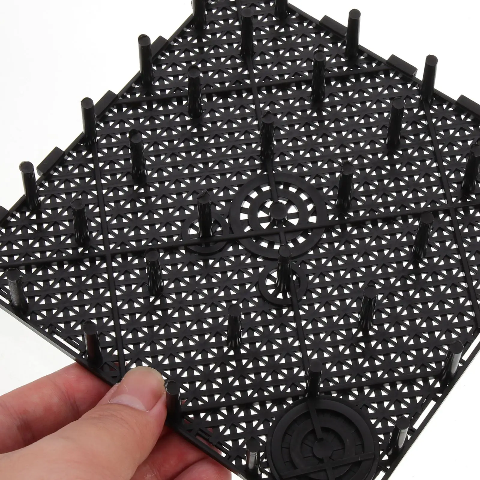 Griglie PVC Per Fondo Acquario - Set Da 20 Pannelli Divisori Neri Per Filtro Sottoghiaia - Foto 12