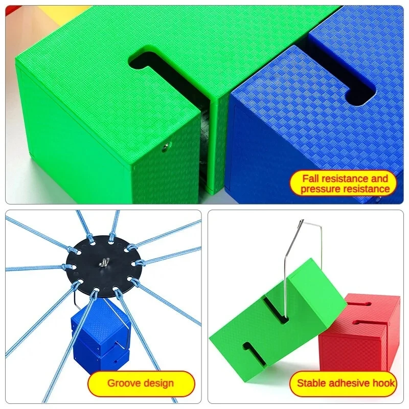 5th floor Co building Tower Expansion Training Props Outdoor Game Team Building Activities Parent Child Summer Camp Sports Toy