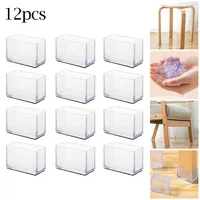 12 Pcs Chair Leg Cap Covers 15x30/20x30/20x40/25x38/30x40cm Chair Leg Rectangle Covers Wear-resistant Chairs Table Leg Cap Cover 2