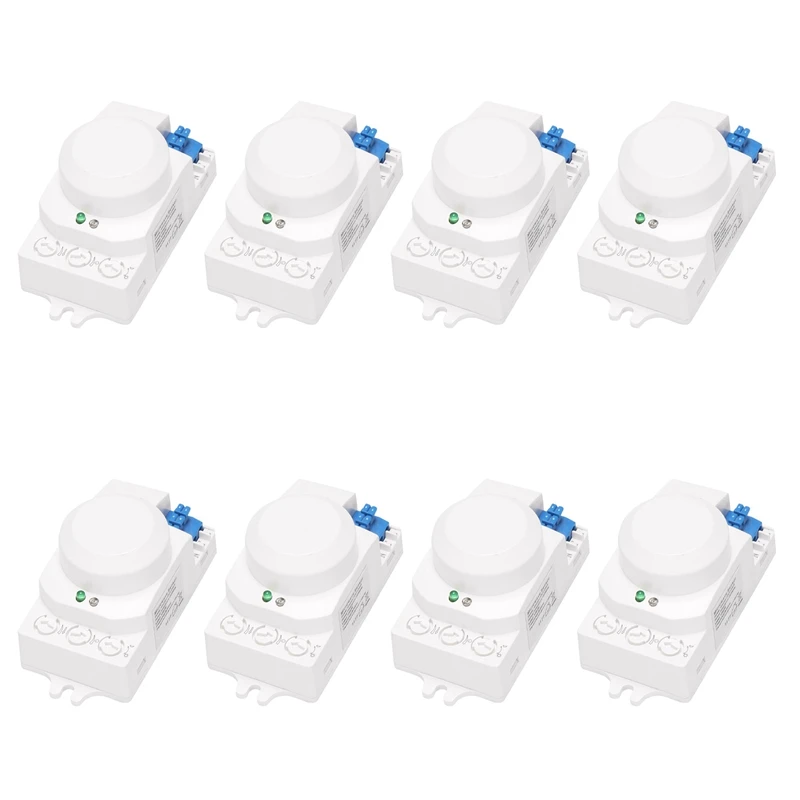 

HOT SALE 8X 5.8Ghz HF System LED Microwave 360 Degree Motion Sensor Light Switch Body Motion Detector