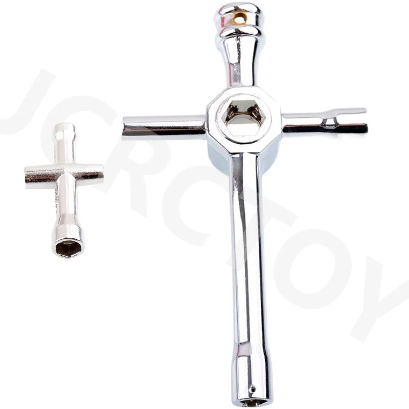 Clé cruciforme hexagonale acier inoxydable - 1 pièce