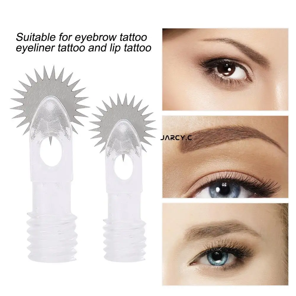 

Rroller Microblading Needle Tattoo Eyebrow Fog Embroidery Pin For Embroidery Permanent Makeup tattoo needles tattoo supplies