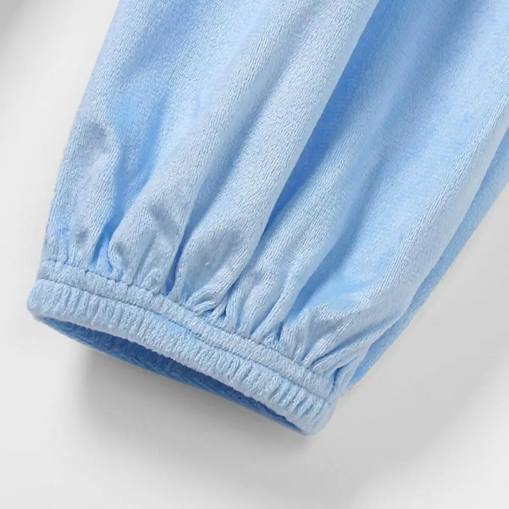 Flannel Pajama Pants Women Men Cartoon Elephant Nose Plush Pajama Bottoms Homewear Plush Lounge Trousers Couple Pajamas Pants_ecoleips.com