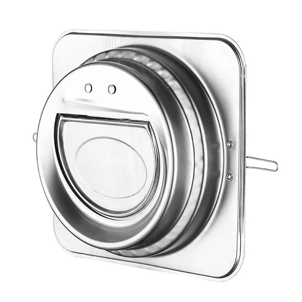 100180mm Round Pipe Draft Blocker Backdraft Damper One Way ventilation