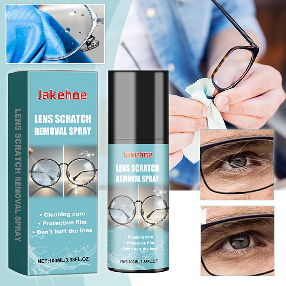 100ml Glasses Cleaning Solution Screen Lens Cleaner Scratch Removal Spray for Sunglasses Eyeglass screen cleaning set screen cleaner glass cleaner glasses lens cleaner spray screen protector spray