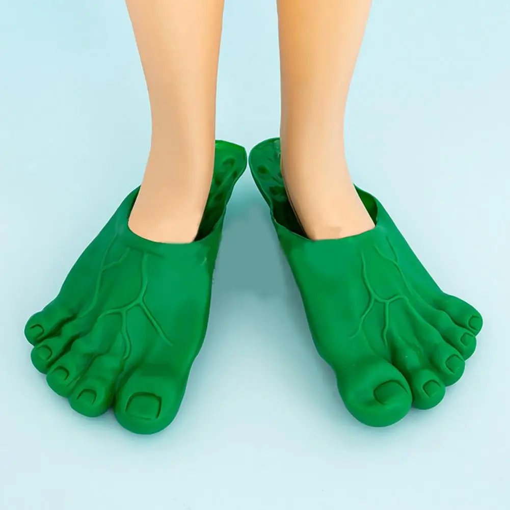 

1 Pair Cartoon Slippers Shoe Vinyl Big Foots Tweezers Real Creative Slippers Shoe Props Party Supplies for Carnivals