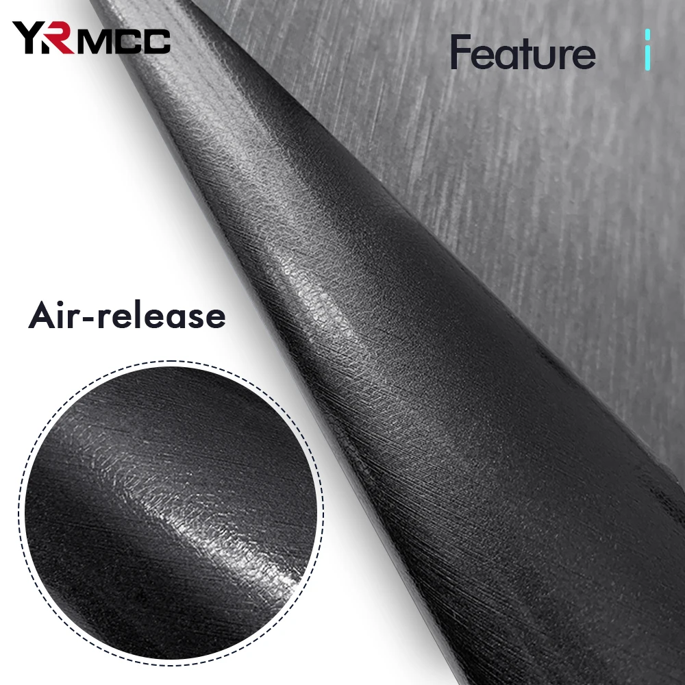 Silver Aluminum Brushed Vinyl Wrap – Sleek Adhesive Auto and Gadget Skin
