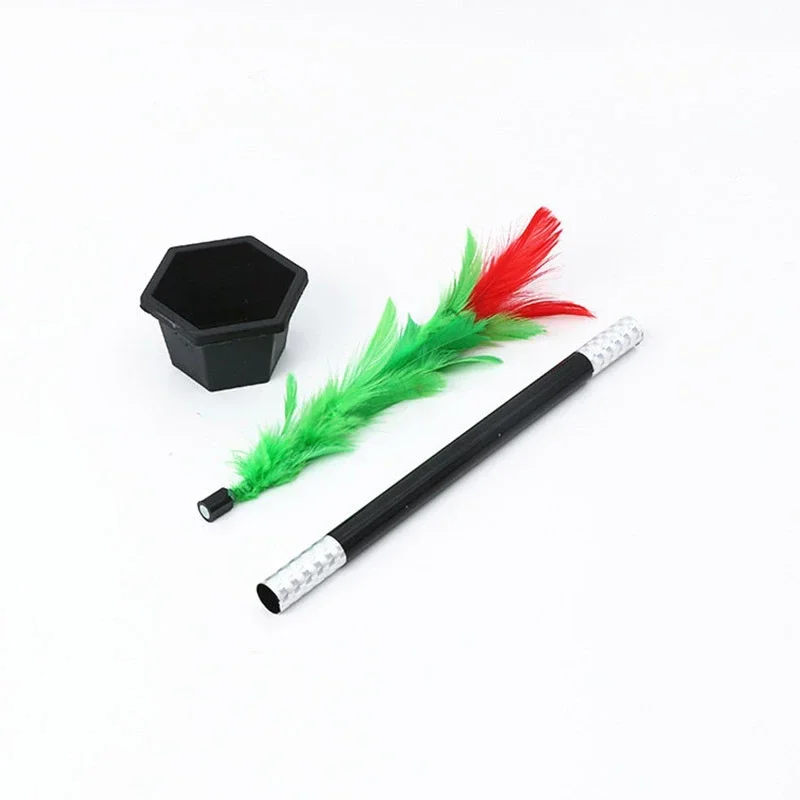 1 Set Magic Wand To Flower Magic Trick Easy Vanishing Magic Tricks Toys for Adults Kids Show Prop for Boy Toy for Children