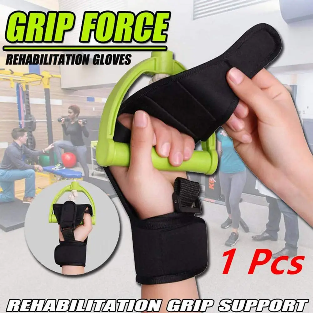1pc Rehabilitation Finger Gloves Brace Anti-Slip Auxiliary Fixed Hand Fist Stroke Hemiplegia Patient Training Recovery Gloves fingerless gloves
