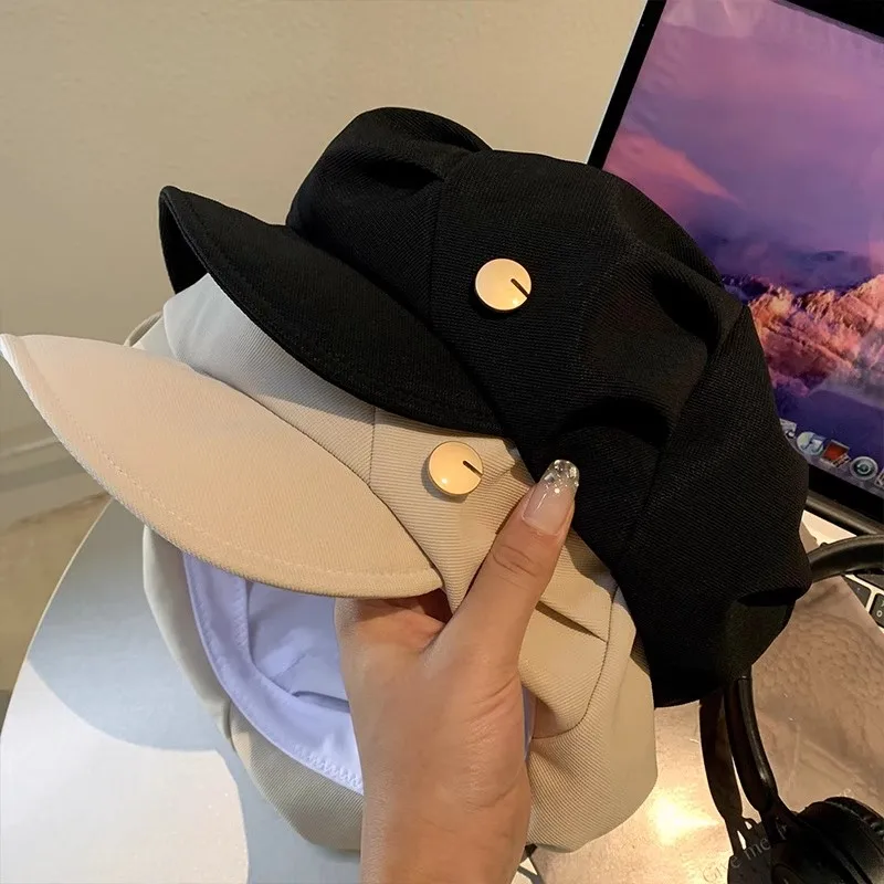 

Women Wool Artist Beret Hats Autumn Winter Retro Elegant French Solid Octagonal Painter Hat Ladies Bonnet Warm Berets Caps 2023