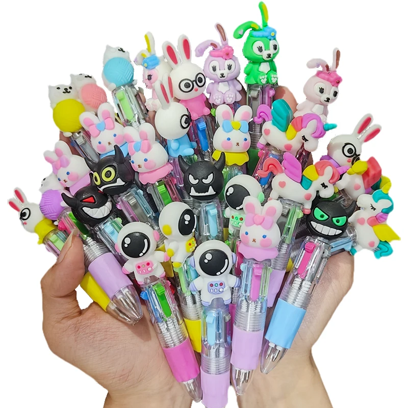 65 Mini Bolígrafos Multicolor En Uno 4 En 1 Lindos Bolígrafos Para