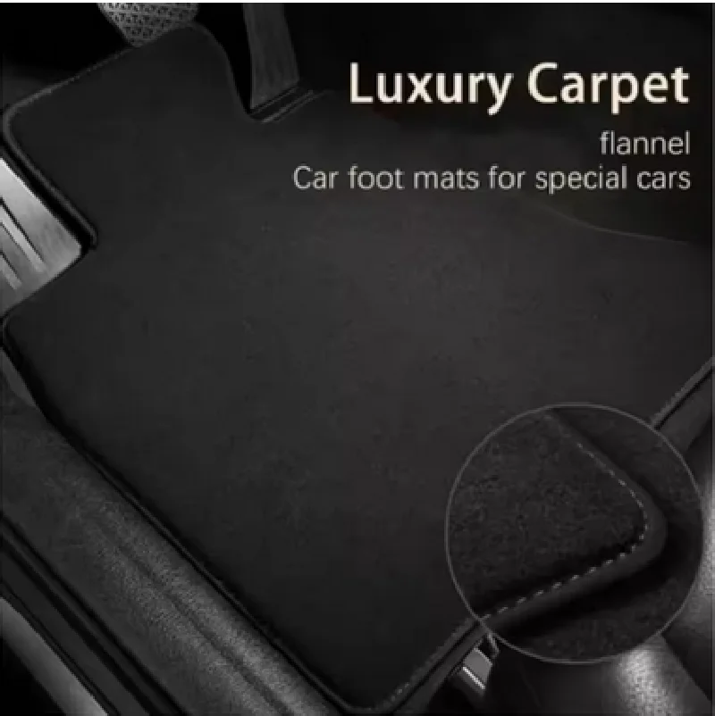 Tappetini per auto personalizzati per Maserati Ghibli M157 2013 -2024 Tappeti per auto Piede Coche Accessori Protezione antiscivolo Nero - immagine 5