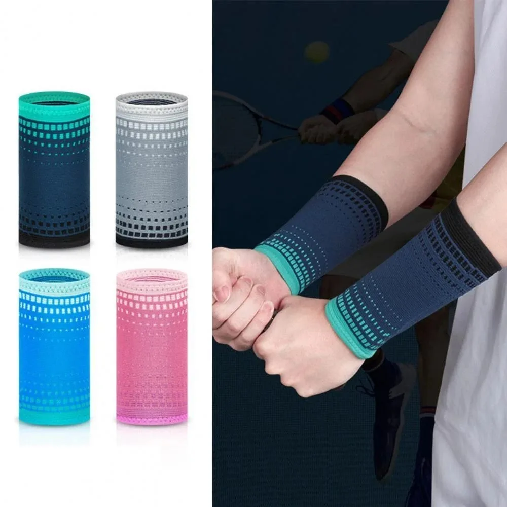 

1pcs Bracelet Protector Sports Wristband New Elastic Knitted Elastic Wrist Brace Breathable Wrist Brace Sleeves Women