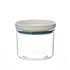 Household Kitchen Grocery Tea High Borosilicate Glass Plastic Lid Sealed Storage Jar 4