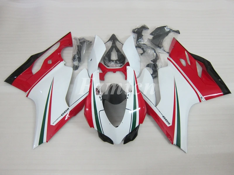 

Новый комплект обтекателей для мотоцикла ABS, подходит для Ducati 899 1199 Panigale s 2012 2013 2014 12 13 14, кузов красного и зеленого цвета