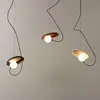 Pendant lamp home hotel room decor light reading lamps luxury home decor light room lamp light rock and metal 1