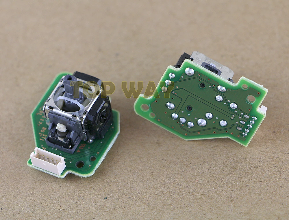 

20PCS New For Wii U wiiu Pad Gamepad Controller Right Left LR 3D Analog Stick Joystick with PCB Board Replacement
