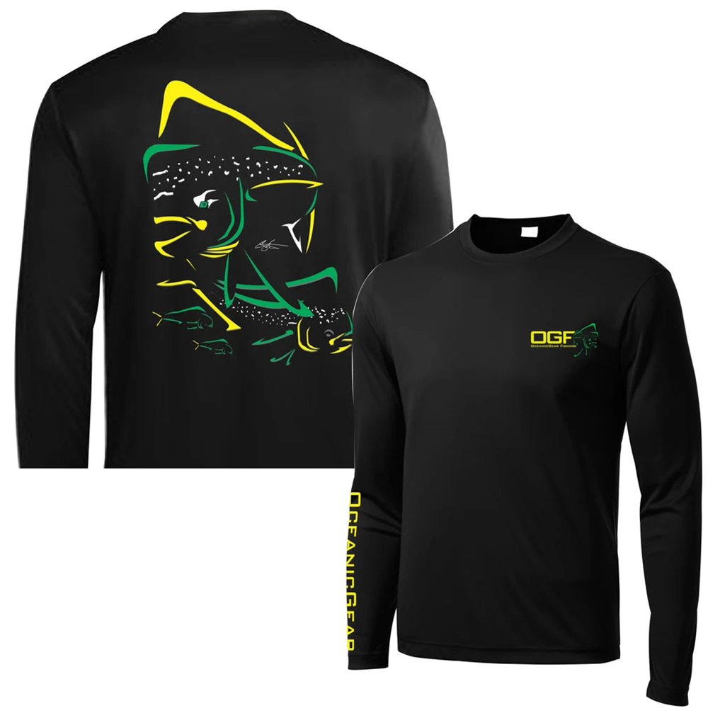 Oceanic Gear Fishing Long Sleeve Shirts UV Protection Moisture Wicking Quick-drying Breathable Fishing Shirts Clothing fishing shirt fishing clothes