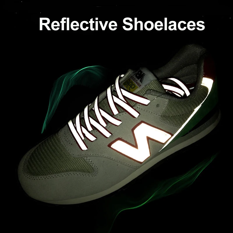Sneaker Laces Fashion Flat Reflective 